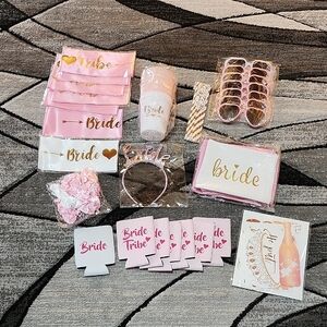 BRIDE & TRIBE THEMED BACHELORETTE PARTY FAVORS DECORATIONS 79-PIECE-SET